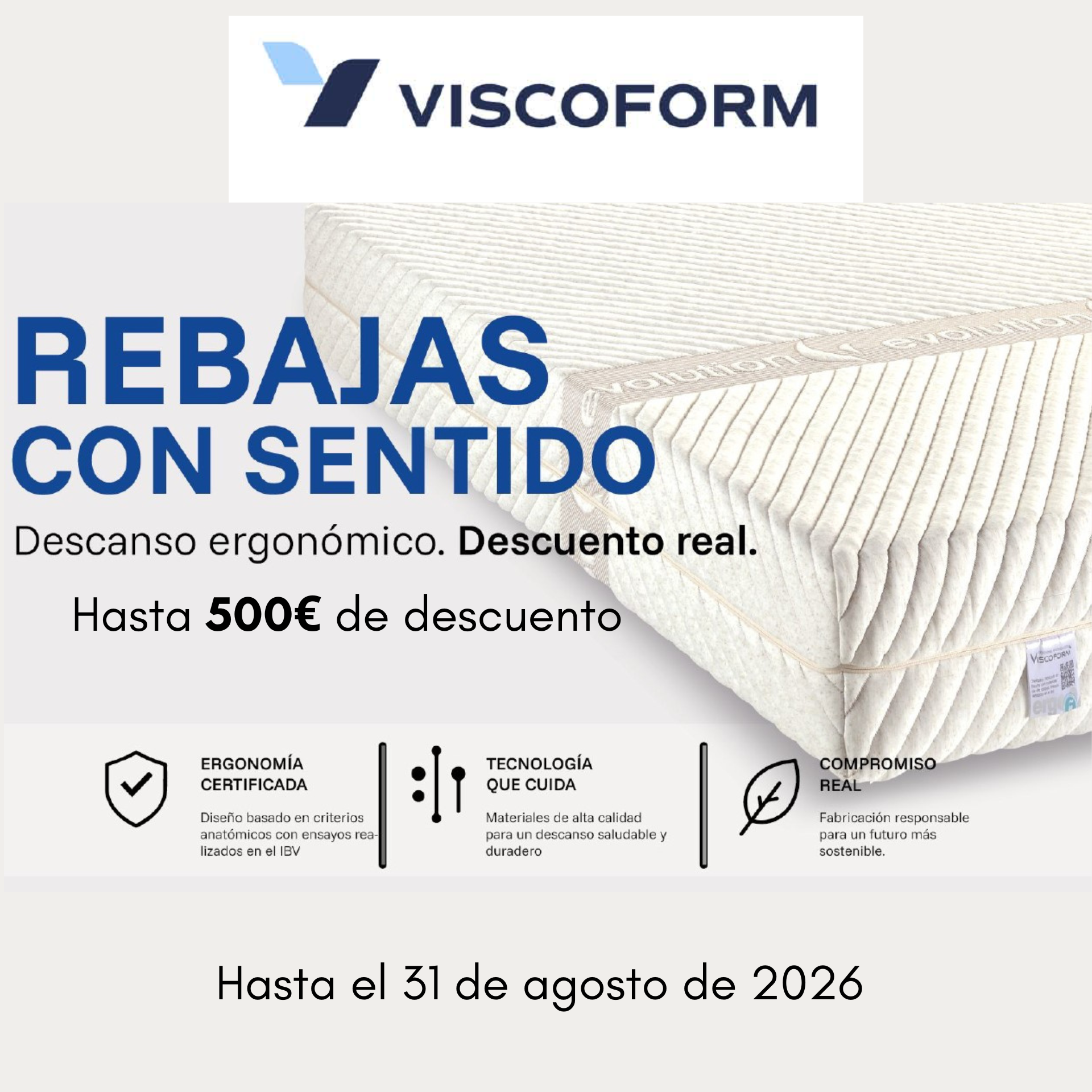 REBAJAS VERANO 2026 VISCOFORM