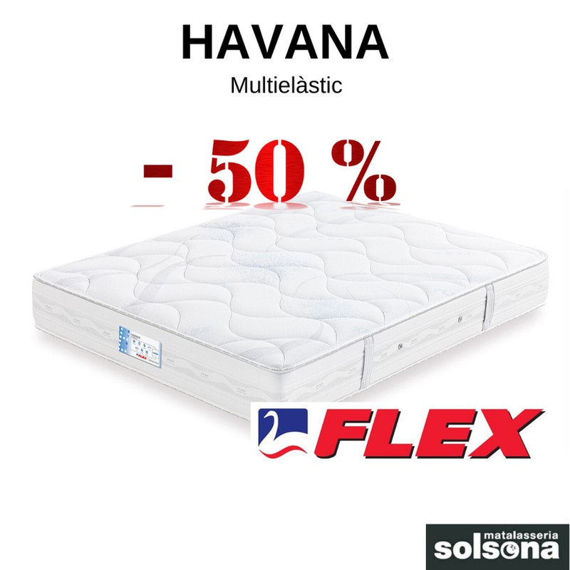 50% de descompte matalàs Havana de Flex