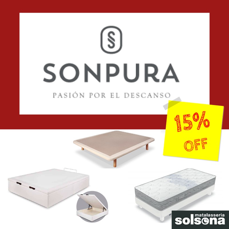 15% de descuento en productos Sonpura