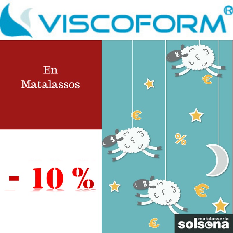 Viscoform ofrece un 10% de descuento en sus colchones