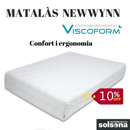 10% de descuento en Colchón Viscoelástica Newwynn Viscoform