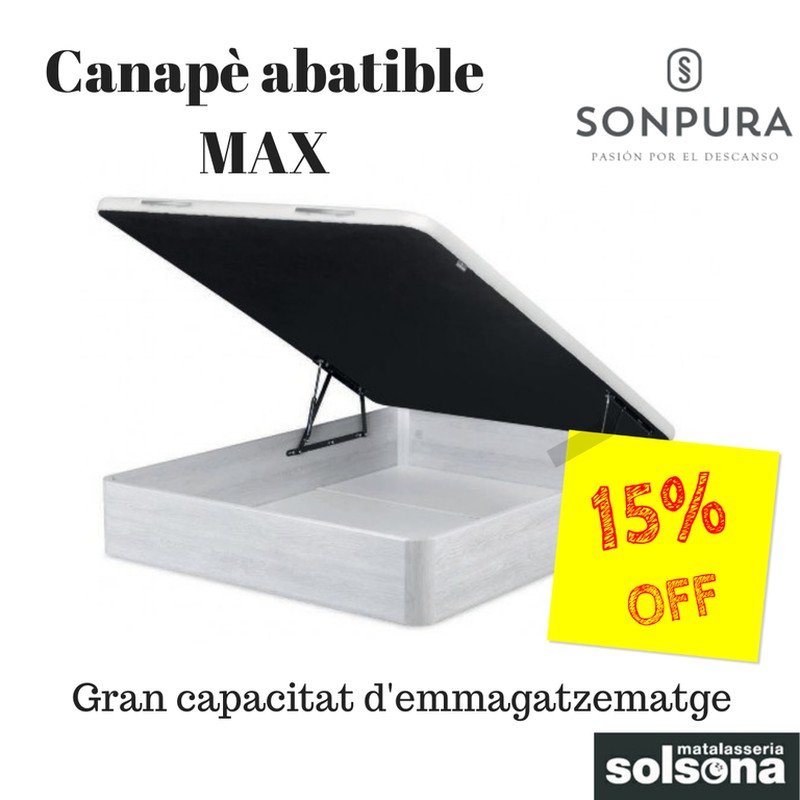 15% de descompte en el canapè abatible Max de Sonpura