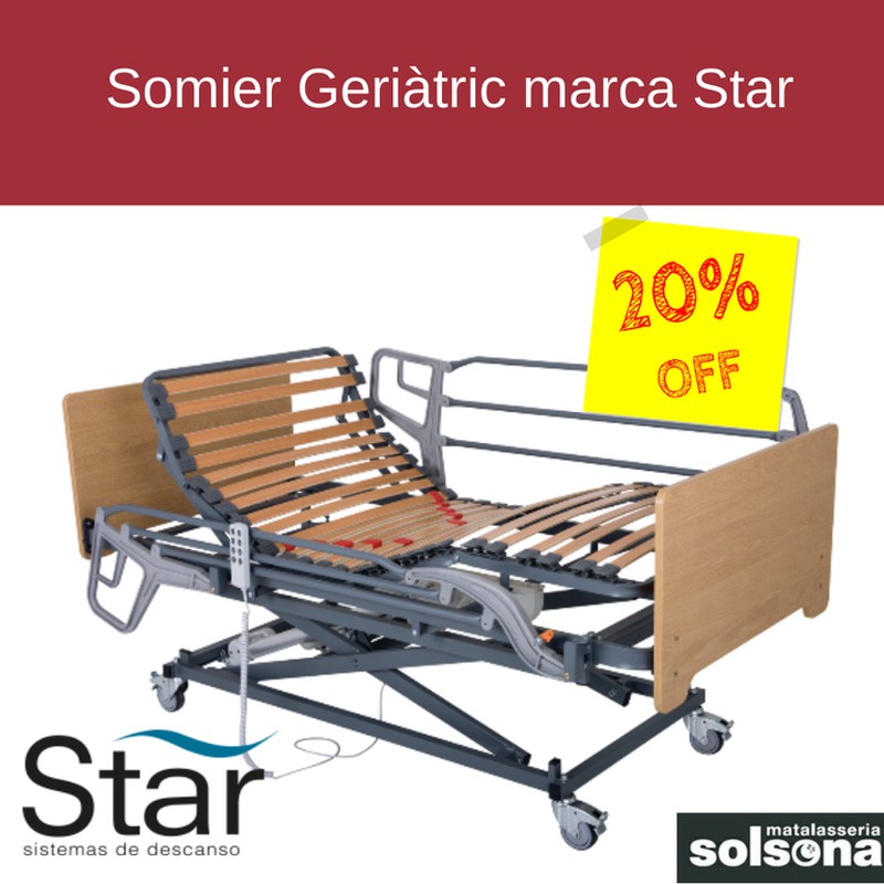 20% de descompte en el Somier Geriàtric marca Star