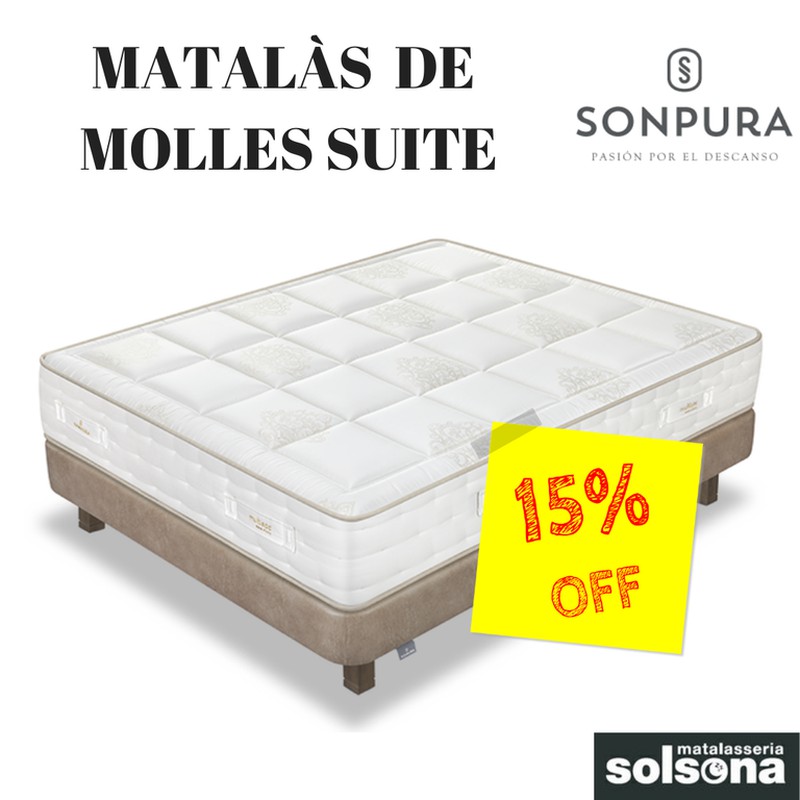 15% descompte en matalàs de molles Suite Sonpura