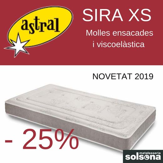 25% de descuento en el colchón Sira XS de Astral