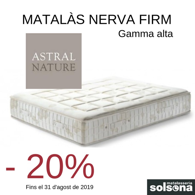 Matalàs Nerva Firm d'Astral Nature al 20% de descompte