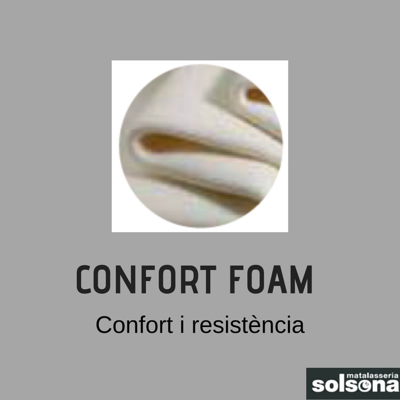 Confort foam: material que proporciona confort i resistència