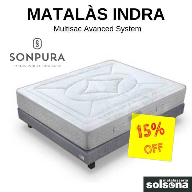 Matalàs Indra amb un 15% de descompte