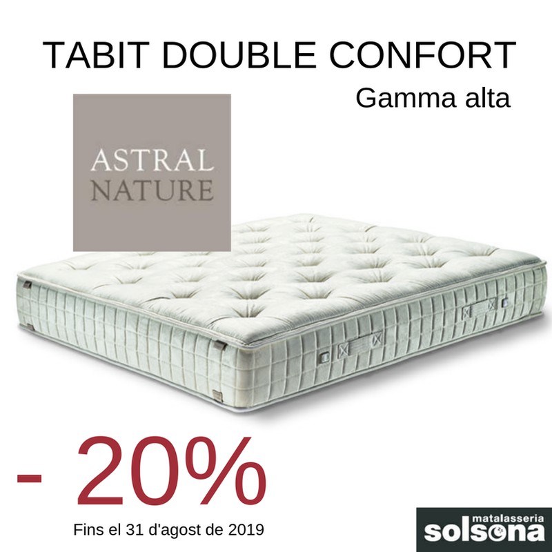 Matalàs Tabit Double Comfort: alta gamma Astral Nature