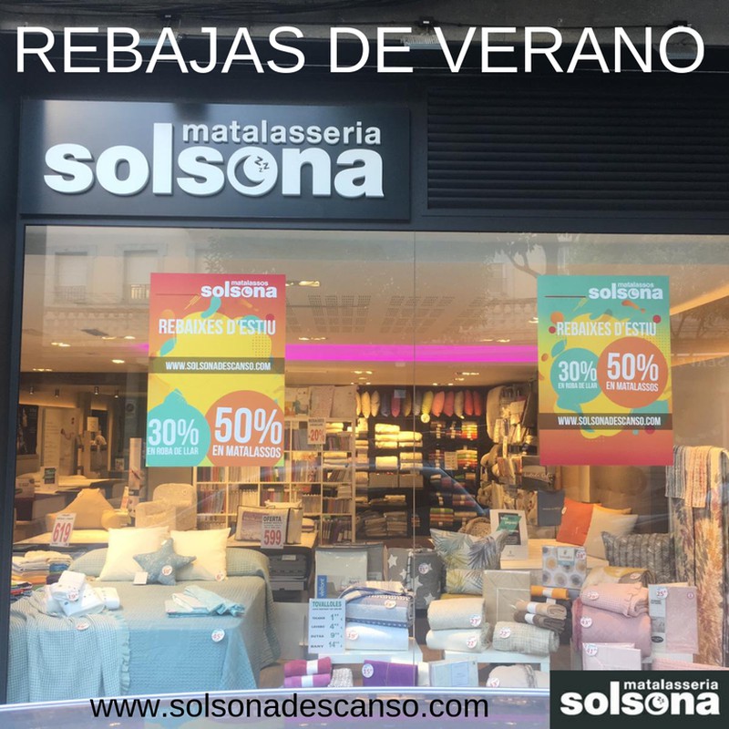 Seguimos de Rebajas de Verano en Solsona Descanso