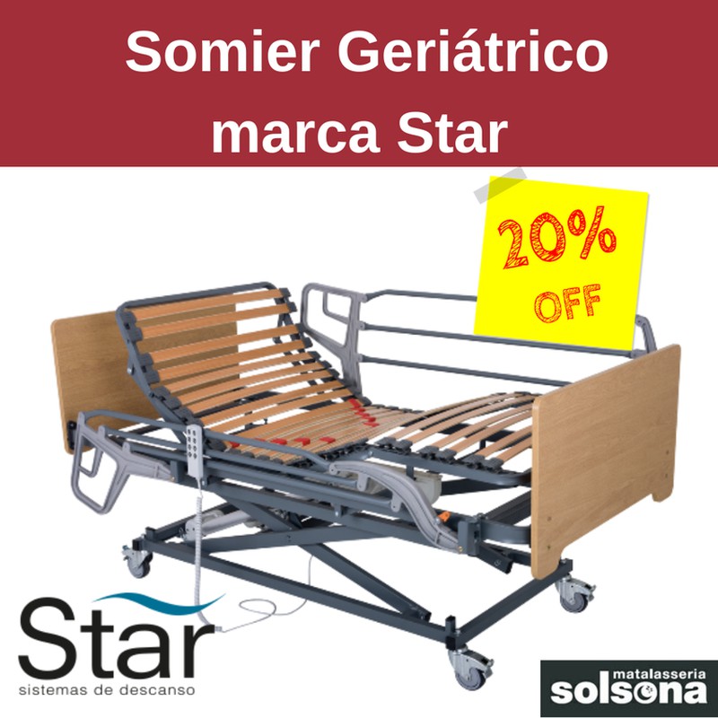 Somier Geriátrico marca Star: 20% de descuento