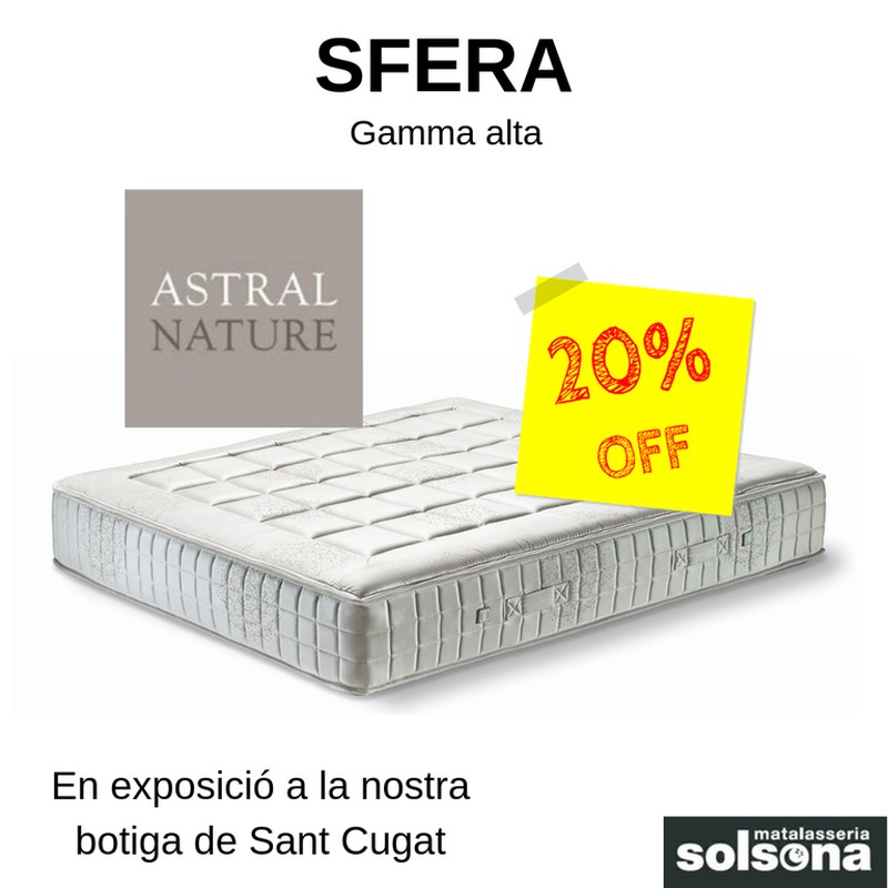 20% de descuento en el colchón Sfera de Astral Nature