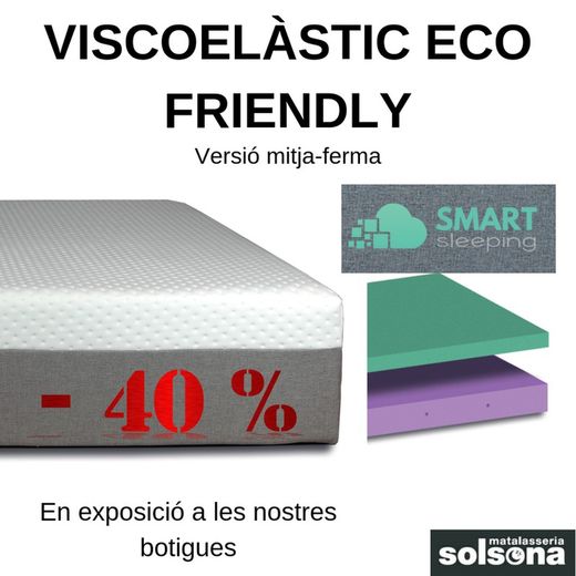 Descuento del 40% en colchón Eco Friendly de Smart