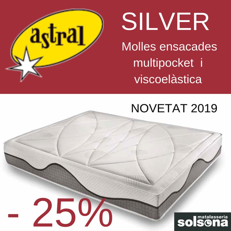 Nou matalàs Silver marca Astral