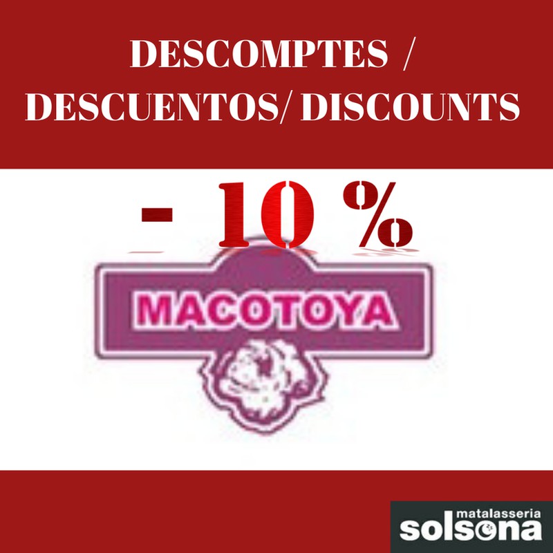 Descuentos del 10% en Macotoya