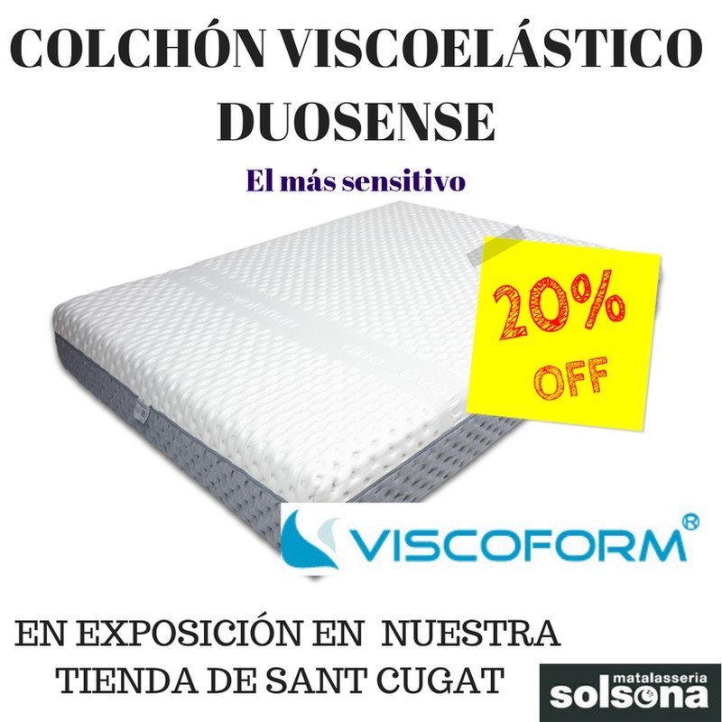 20% Descompte en matalàs Duosense de Viscoform