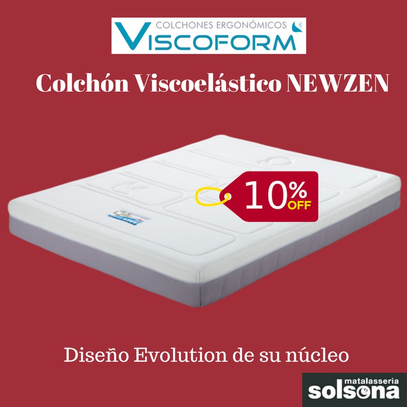 Matalàs New Zen de Viscoform: 10% de descompte