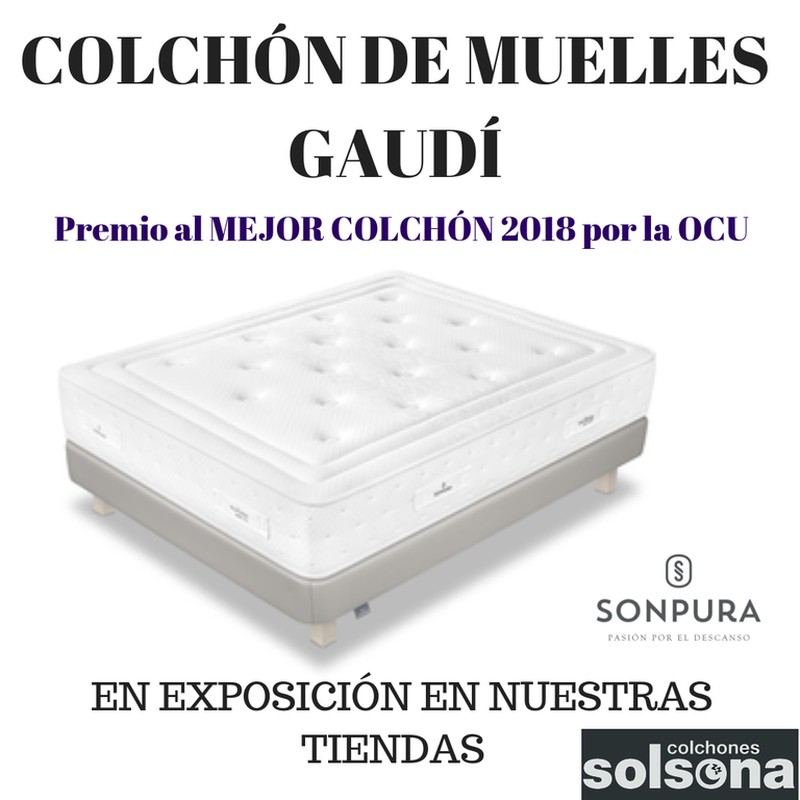 Matalàs de molles Gaudí marca Sonpura