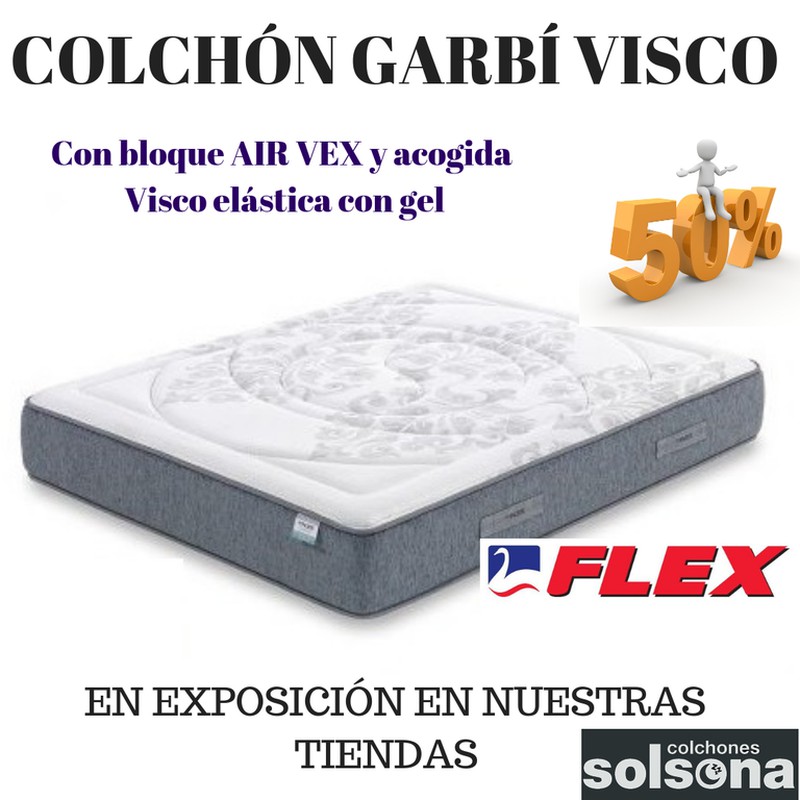 Oferta 50% matalassos Flex