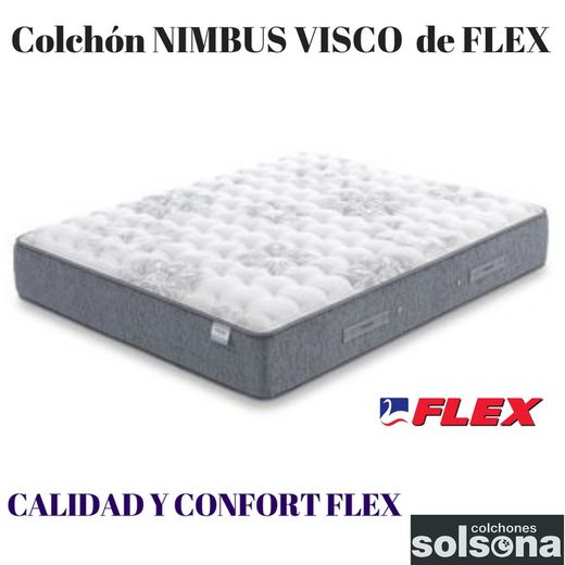 COLCHÓN NIMBUS VISCO Marca FLEX al 50%