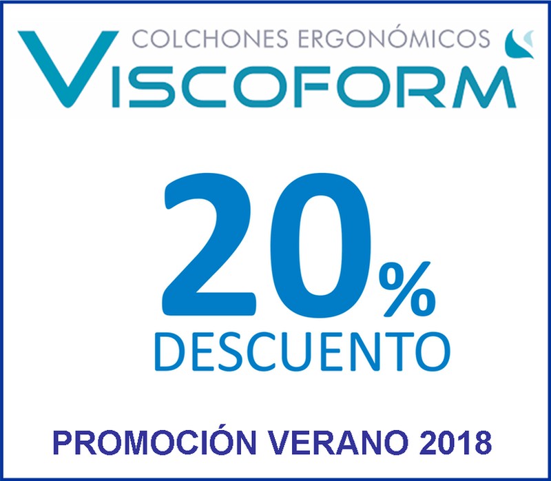 PROMOCIÓN DE VERANO DEL 20% DE DESCUENTO EN LA MARCA VISCOFORM