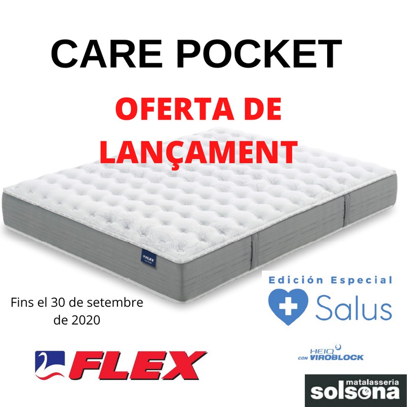 Promoció llançament matalàs Care Pocket de Flex