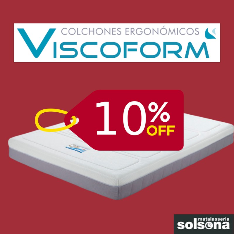 10% de descompte en els matalassos Viscoform