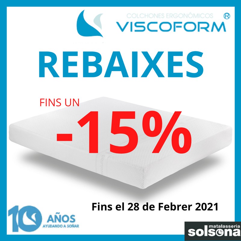 Viscoform ofereix fins a un 15% de descompte en els seus Rebaixes de gener 2021