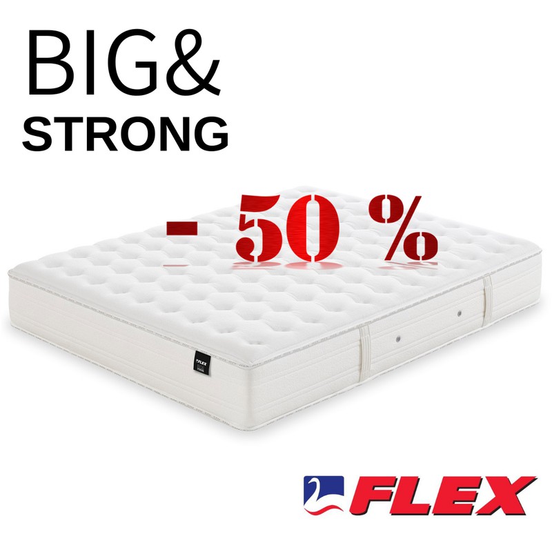 Matalàs Flex Big & Strong a l'50% de descompte