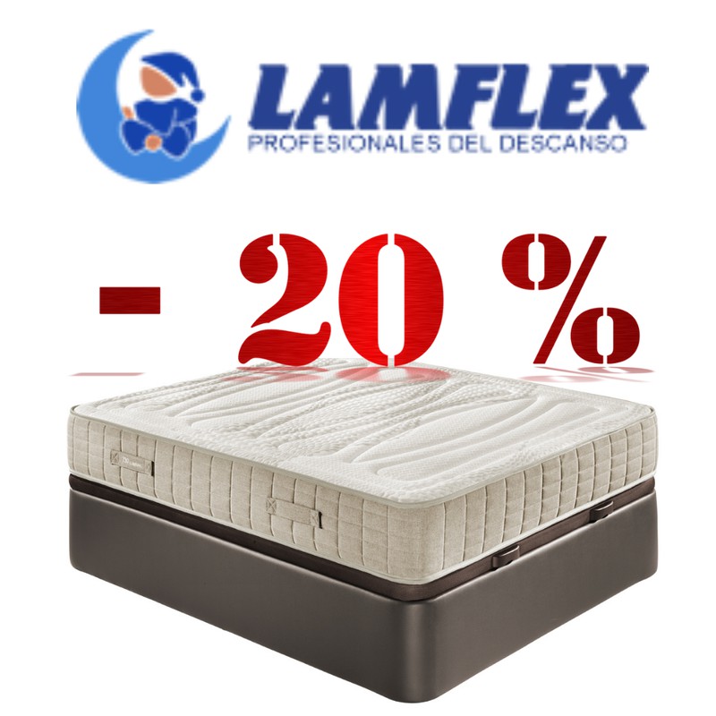 Lamflex ofereix un 20% de descompte en els seus matalassos