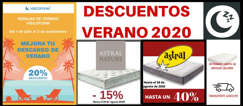 Rebajas de verano en colchones en nuestra web de Solsona Descanso