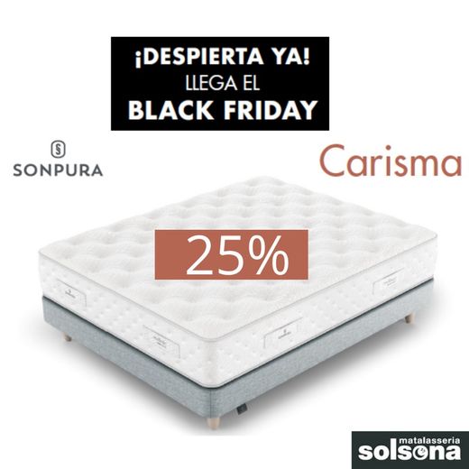 Black Friday Sonpura modelo Carisma al 25% de descuento