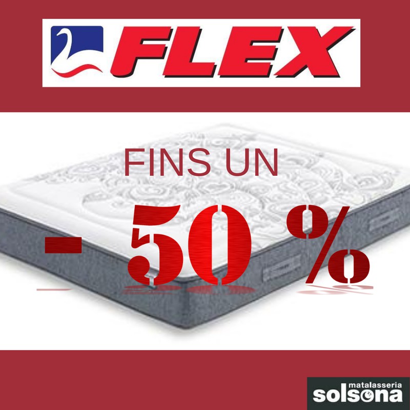 Fins al 50% de descomptes en la marca Flex