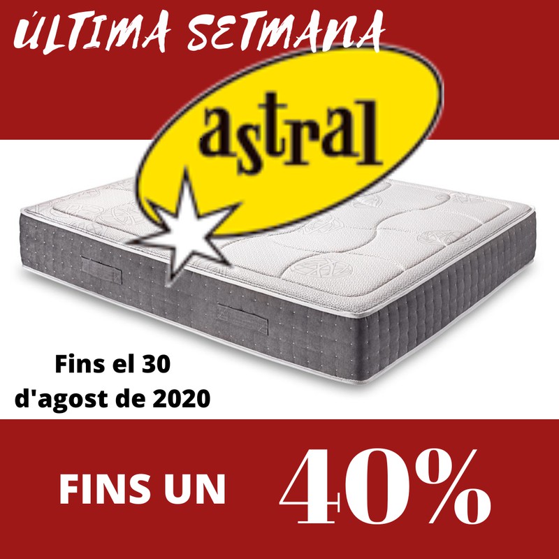 Última setmana: Rebaixes Astral de fins al 40%