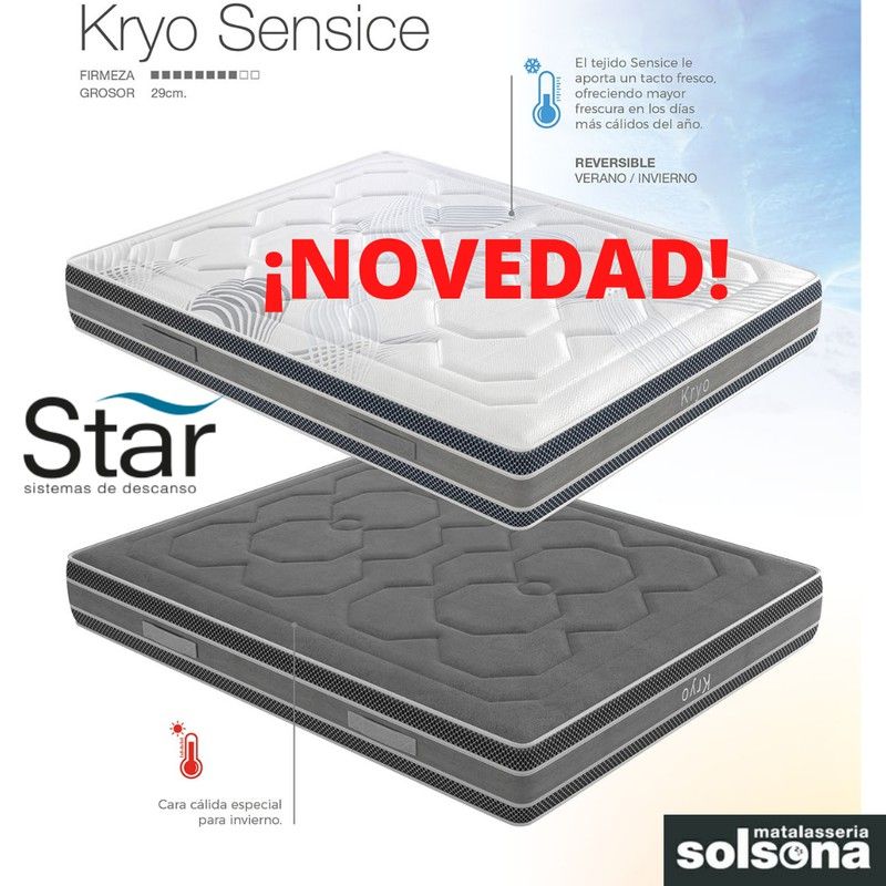 Nuevo modelo Star: colchón Kyro Sensice