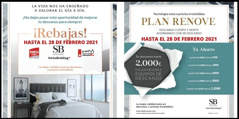 Rebajas enero 2021: Plan Renove de SB Descanso