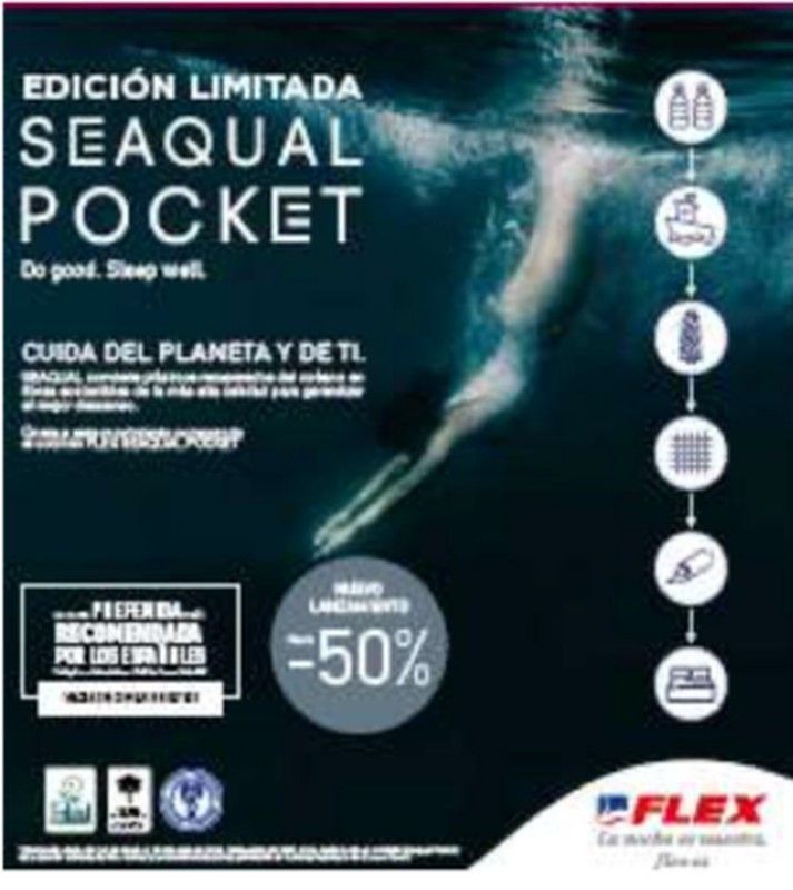 Colchón de muelles Seaqual de Flex