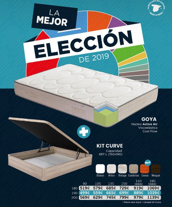 Podéis consultar todos las medidas disponibles.