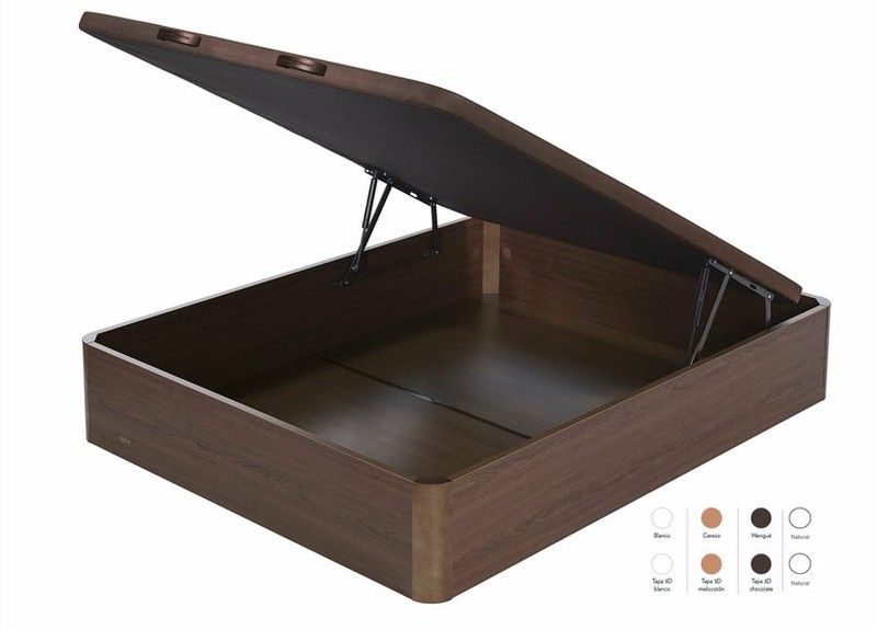 Canapé abatible Arcón Madera 25 mm y tapa 3D