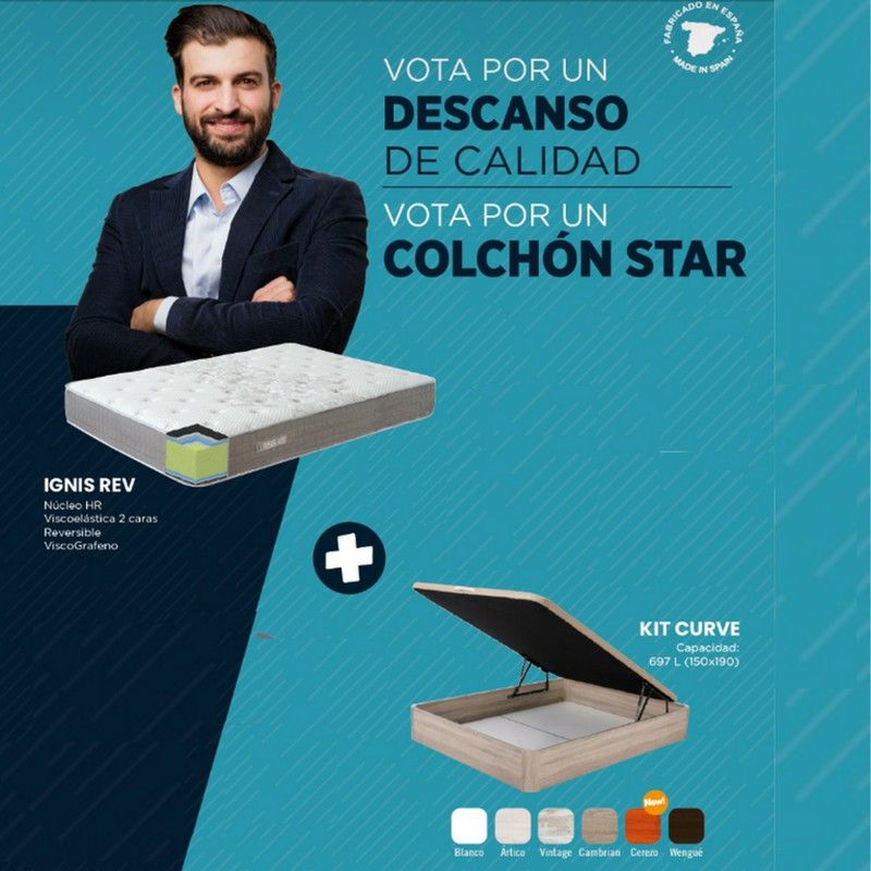 PACK: Matalàs IGNIS + Canpè KIT CURVE marca Star