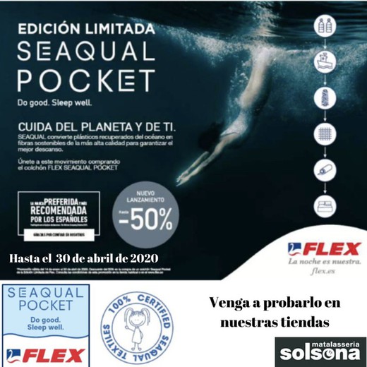 Nuevo colchón de muelles Seaqual de Flex