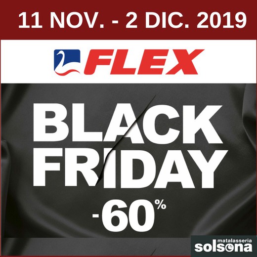 Black Friday en colchones Flex: hasta un 60% de decuento.