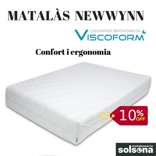 10% de descuento en el colchón Viscoelástica Newwynn de Viscoform