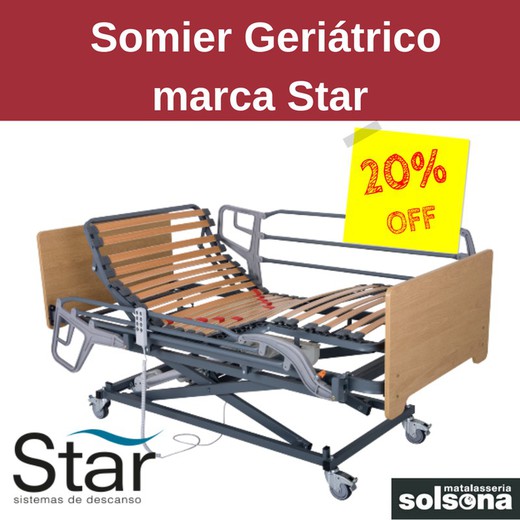 Somier Geriátrico marca Star: 20% de descuento