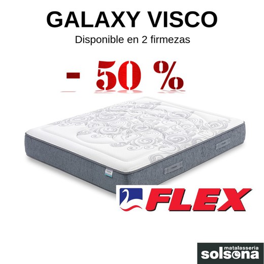 50% de descuento en el colchón Galaxy Visco de Flex