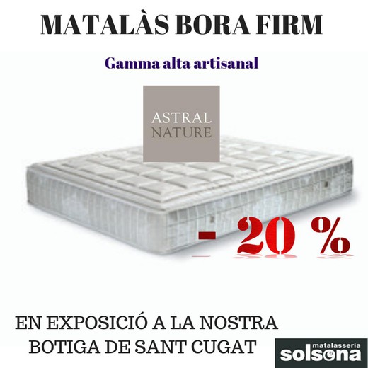 Matalàs Bora Firm al 20% de descompte