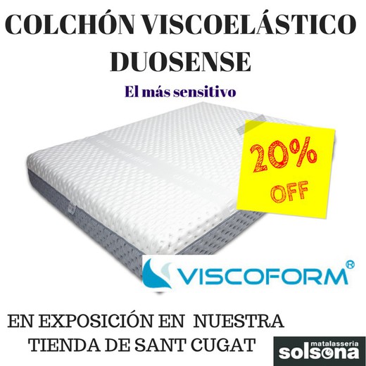 20% Descompte en matalàs Duosense de Viscoform