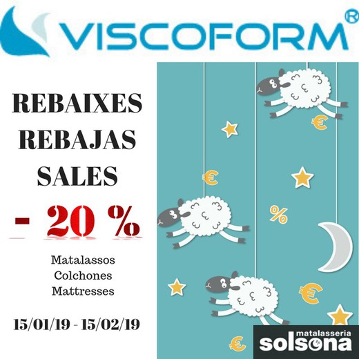 Rebajas de invierno 2019 Viscoform