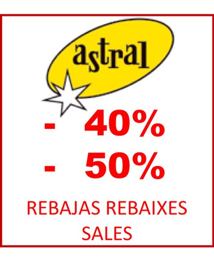 Rebajas enero 2019 Astral