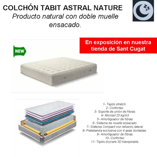 COLCHÓN TABIT ASTRAL NATURE